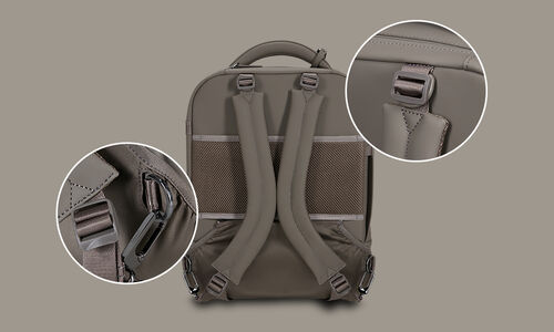 Omvormbaar tot rugzak