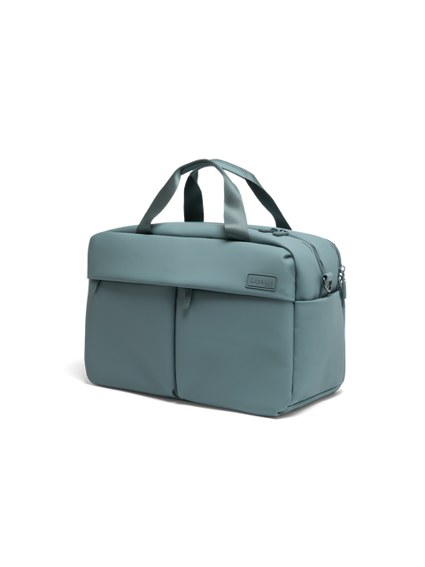 Lost In Berlin Laptoptas  Pebble Blue