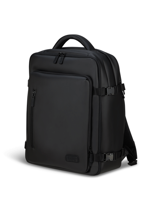 Lipault Lost In Berlin Travel Backpack  Black Lipault Lost In Berlin Travel Backpack  Black