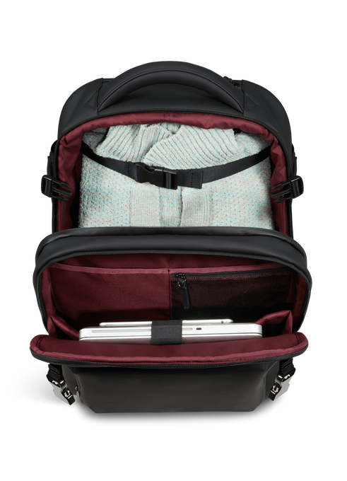 Lipault Lost In Berlin Backpack Pro With Wheels  Black Lipault Lost In Berlin Backpack Pro With Wheels  Black