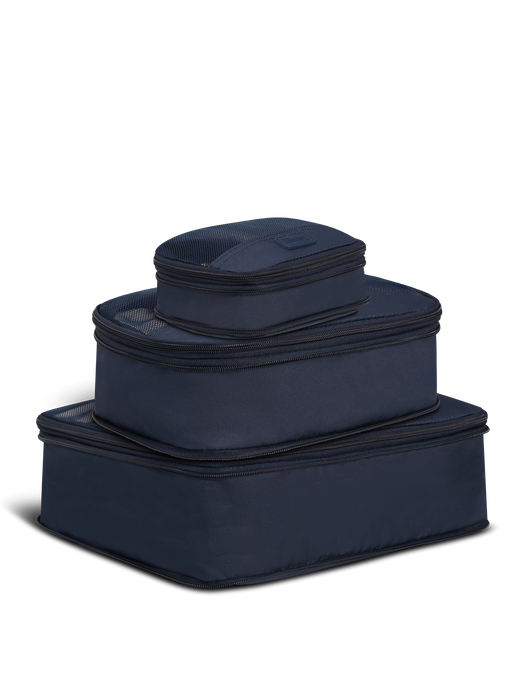 Lipault Lipault Travel Accessories Set Of 3 Compression Packing Cube  Navy