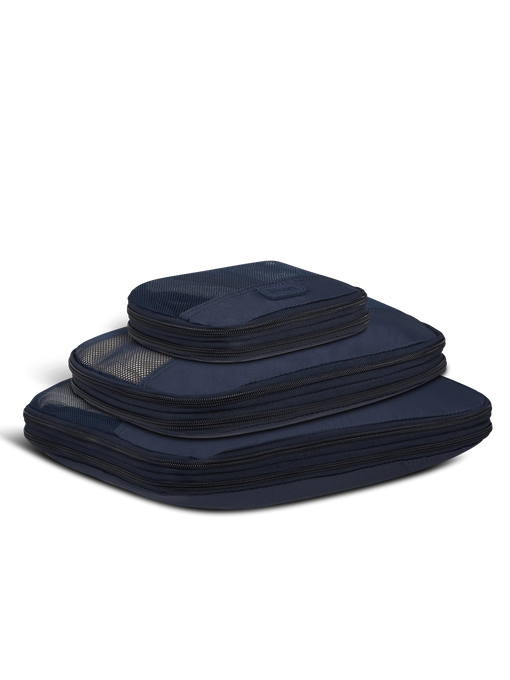 Lipault Lipault Travel Accessories Set Of 3 Compression Packing Cube  Navy