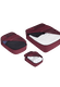 Lipault Lipault Travel Accessories Set Of 3 Packing Cubes  Bordeaux Lipault Lipault Travel Accessories Set Of 3 Packing Cubes  Bordeaux