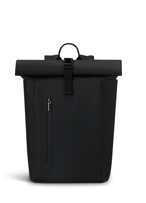 Lipault Lost In Berlin Rolltop Backpack 2.0  Black