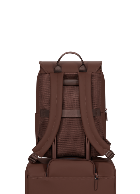 Lipault Lost In Berlin Square Backpack 2.0  Spiced Mocha