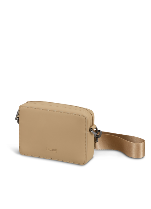 Lipault Lost In Berlin Crossbody Bag - The Box  Sandstone Lipault Lost In Berlin Crossbody Bag - The Box  Sandstone