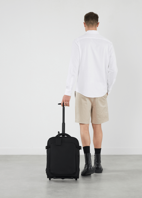 Lipault Lost In Berlin Backpack Pro With Wheels  Black Lipault Lost In Berlin Backpack Pro With Wheels  Black