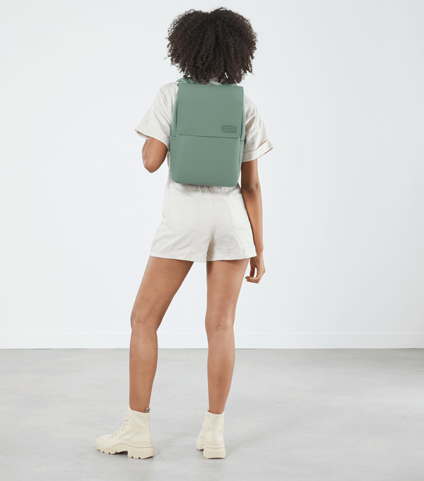 Lipault Lost In Berlin Square Backpack  Dry Sage Lipault Lost In Berlin Square Backpack  Dry Sage