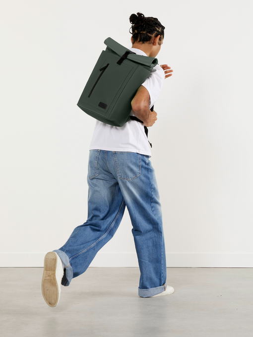 Lipault City Plume Rolltop Backpack  Khaki Lipault City Plume Rolltop Backpack  Khaki